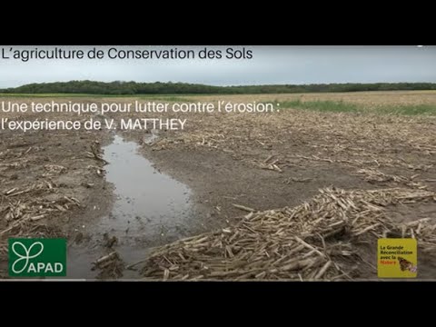 L’Agriculture de Conservation des Sols, une technique pour lutter contre l’erosion